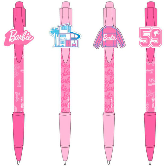 BLISTER 4 BOLIGRAFOS BARBIE image 1