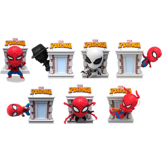 FIGURA SORPRESA TOWER HERO BOX SPIDERMAN MARVEL SURTIDO image 0