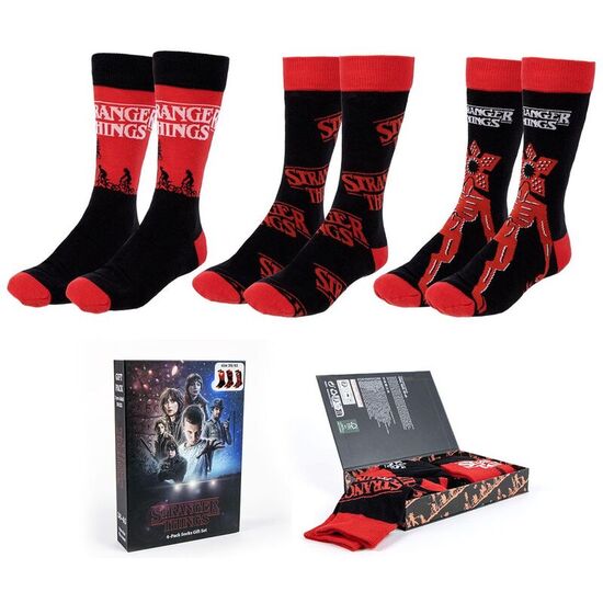 SET 3 CALCETINES STRANGER THINGS ADULTO SURTIDO image 0