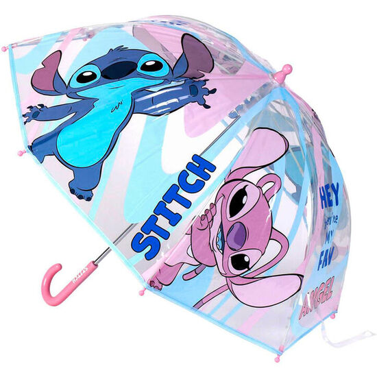 PARAGUAS MANUAL BURBUJA STITCH DISNEY 45CM image 1