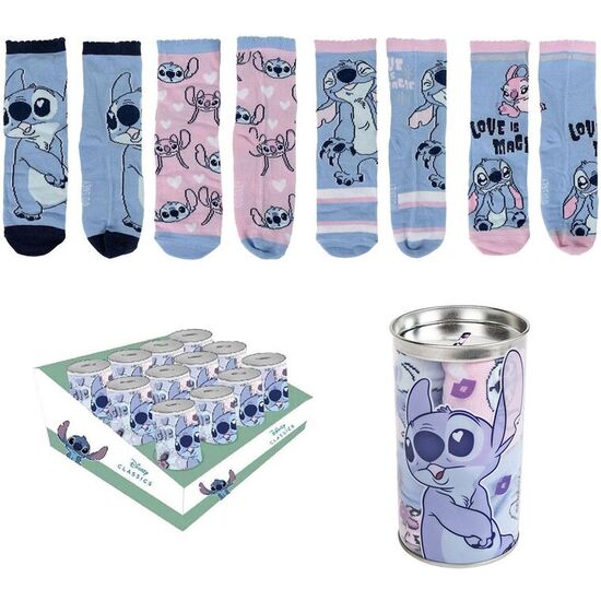 BLISTER 4 CALCETINES STITCH DISNEY SURTIDO image 0