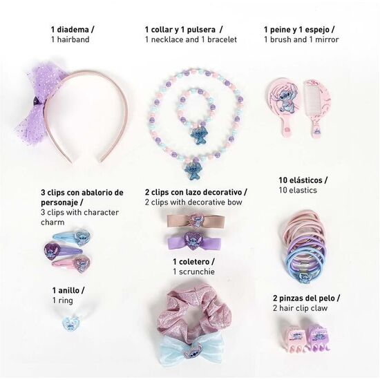 SET BELLEZA STITCH DISNEY image 2