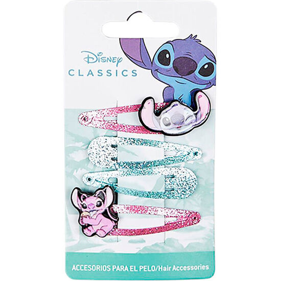 BLISTER 4 HORQUILLAS STITCH DISNEY image 0