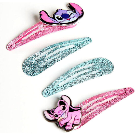 BLISTER 4 HORQUILLAS STITCH DISNEY image 1