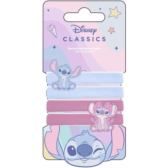 BLISTER 4 COLETEROS ANGEL & STITCH DISNEY image 0