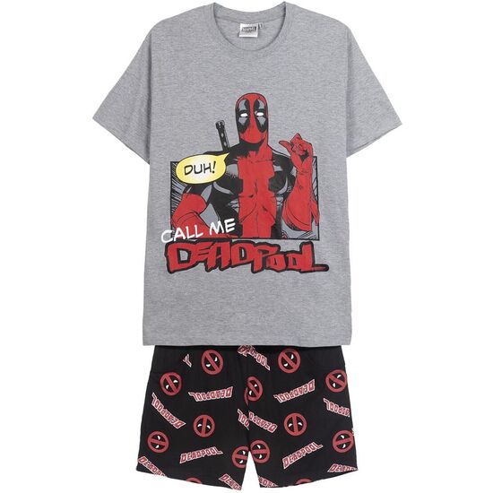CONJUNTO PIJAMA DEADPOOL MARVEL ADULTO image 0