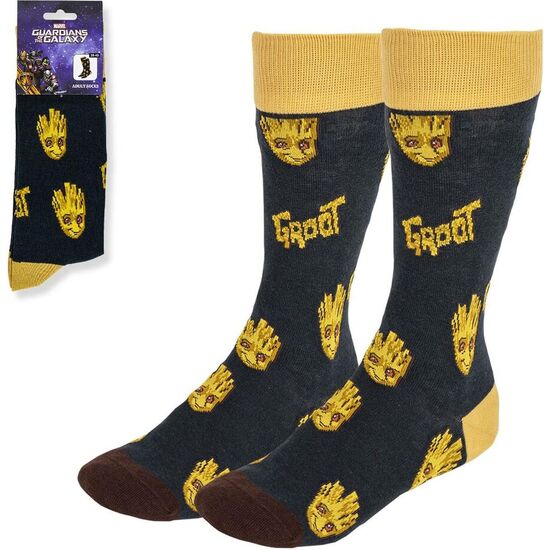 SET CALCETINES GROOT GUARDIANES DE LA GALAXIA MARVEL ADULTO image 0
