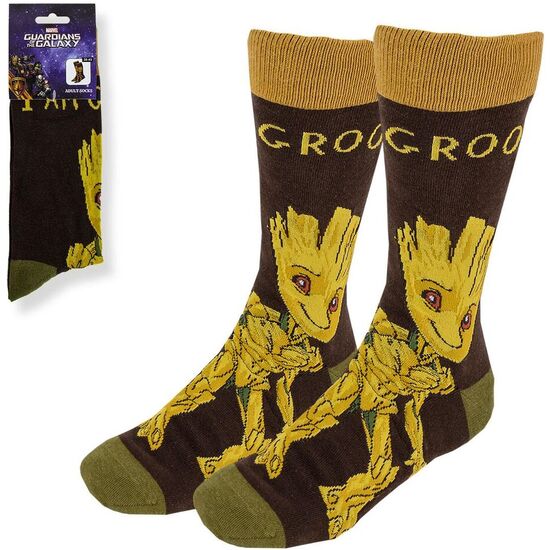 SET CALCETINES GROOT GUARDIANES DE LA GALAXIA MARVEL ADULTO image 0