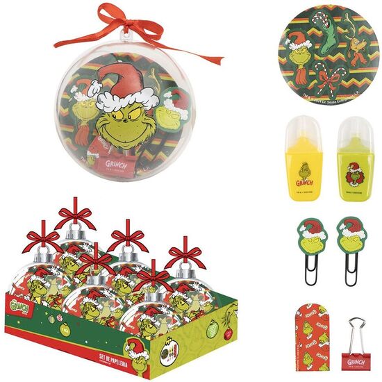 BOLA NAVIDAD PAPELERIA GRINCH image 0