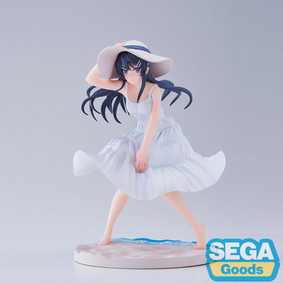 FIGURA MAI SAKURAJIMA SUMMER DRESS LUMINASTA RASCAL DOES NOT DREAM OF BUNNY GIRL SENPAI 17CM image 0