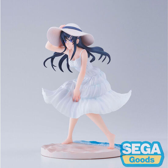 FIGURA MAI SAKURAJIMA SUMMER DRESS LUMINASTA RASCAL DOES NOT DREAM OF BUNNY GIRL SENPAI 17CM image 1