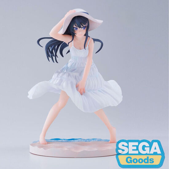 FIGURA MAI SAKURAJIMA SUMMER DRESS LUMINASTA RASCAL DOES NOT DREAM OF BUNNY GIRL SENPAI 17CM image 3