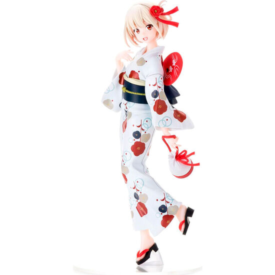 FIGURA CHISATO NISHIKIGI GOING OUT IN A YUKATA LUMINASTA LYCORIS RECOIL 19CM image 0