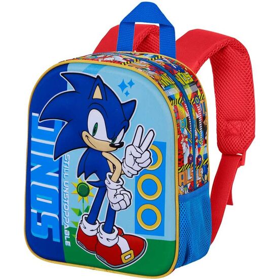 MOCHILA 3D SONIC THE HEDGEHOG 31CM image 1