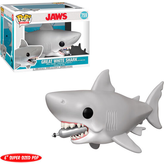 FIGURA POP TIBURON JAWS DIVING TANK 15CM image 1
