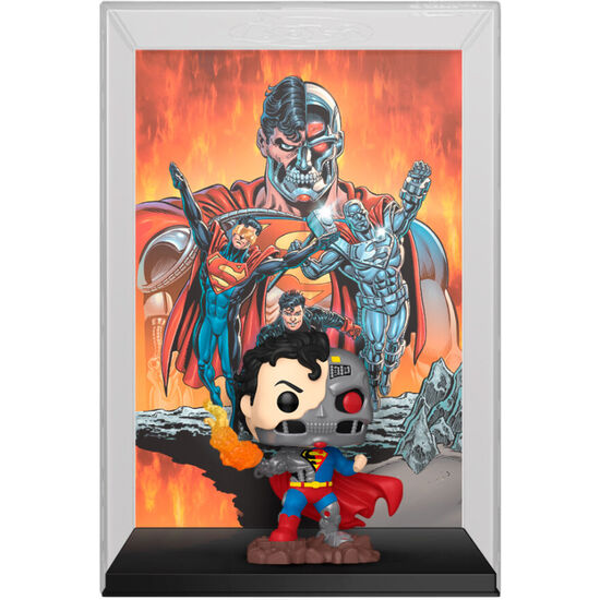 FIGURA POP COMIC COVER DC COMICS CYBORG SUPERMAN image 1