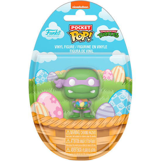 FIGURA POCKET POP TORTUGAS NINJA DONATELLO CONEJO DE PASCUA image 1