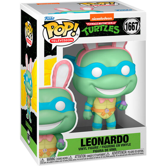 FIGURA POP TORTUGAS NINJA LEONARDO CONEJO DE PASCUA image 0