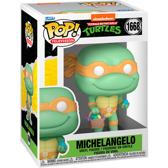 FIGURA POP TORTUGAS NINJA MICHELANGELO CONEJO DE PASCUA image 0