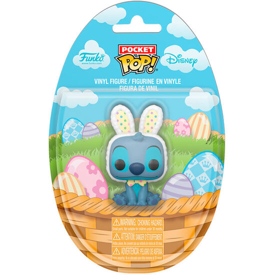 FIGURA POCKET POP DISNEY STITCH - STITCH CONEJO DE PASCUA image 1