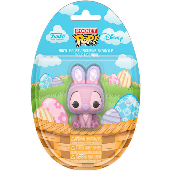 FIGURA POCKET POP DISNEY STITCH ANGEL CONEJO DE PASCUA image 0