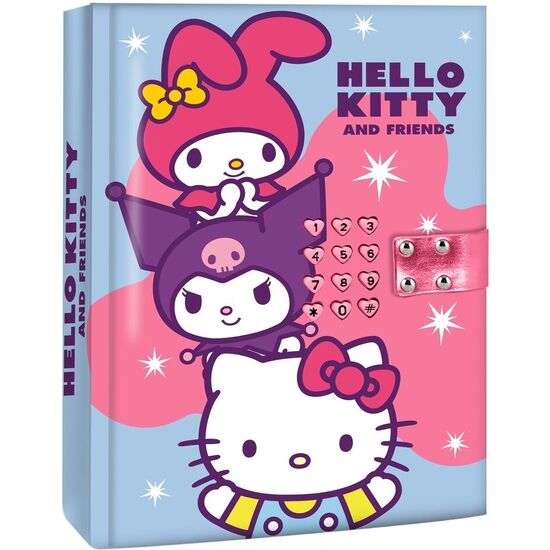 DIARIO SECRETO ELECTRONICO HELLO KITTY AND FRIENDS SONIDO image 0