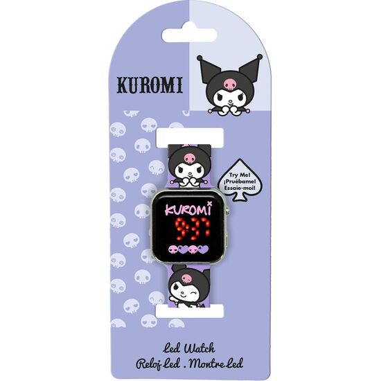 RELOJ LED KUROMI HELLO KITTY image 1