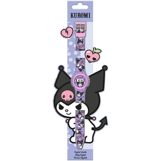 RELOJ DIGITAL KUROMI HELLO KITTY image 0