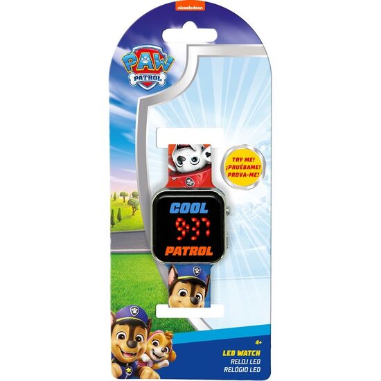 RELOJ LED PATRULLA CANINA PAW PATROL image 0