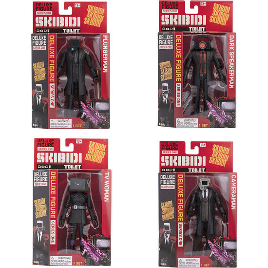 FIGURA CAMERAMAN DELUXE SKIBIDI TOILET 16CM SURTIDO image 0