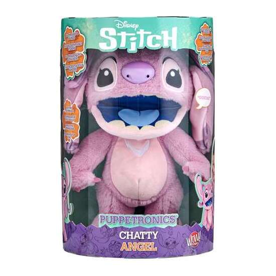 PELUCHE INTERACTIVO ANGEL. LA AMIGA DE STITCH CON MAS DE 100 SODIDOS Y MOVIMIENTOS. image 0