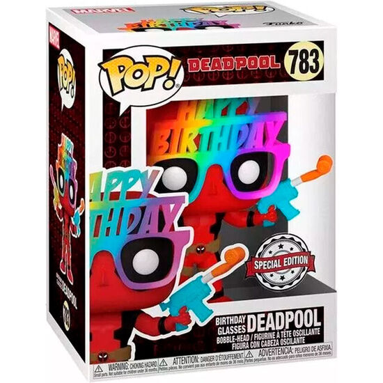 FIGURA POP MARVEL DEADPOOL 30TH BIRTHDAY HAT DEADPOOL EXCLUSIVE image 0