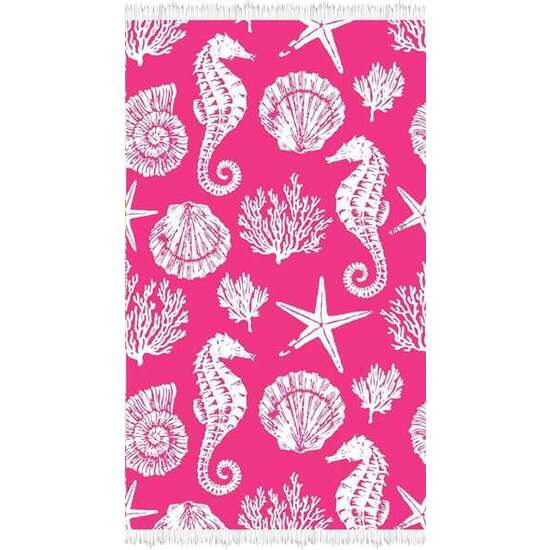 TOALLA JACQUARD TERC.HEELA FUCSIA 100X170  - MODELOS SURTIDOS image 0