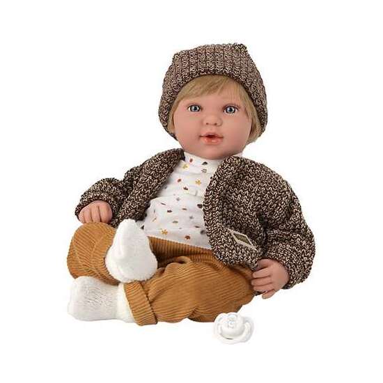 MUÑECA ELEGANCE 45 CM IRIA MARRON C/MECANISMO 14 SONIDOS ( MAGNETICO Y TRY ME) image 0