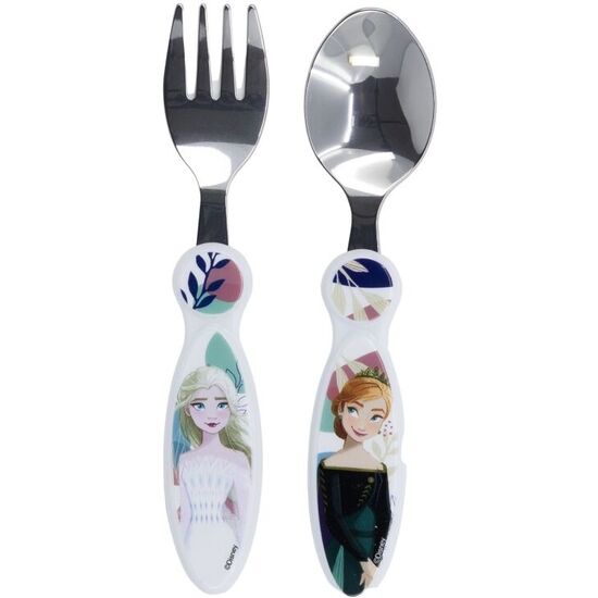 SET 2 CUBIERTOS METALICOS FROZEN DISNEY image 0