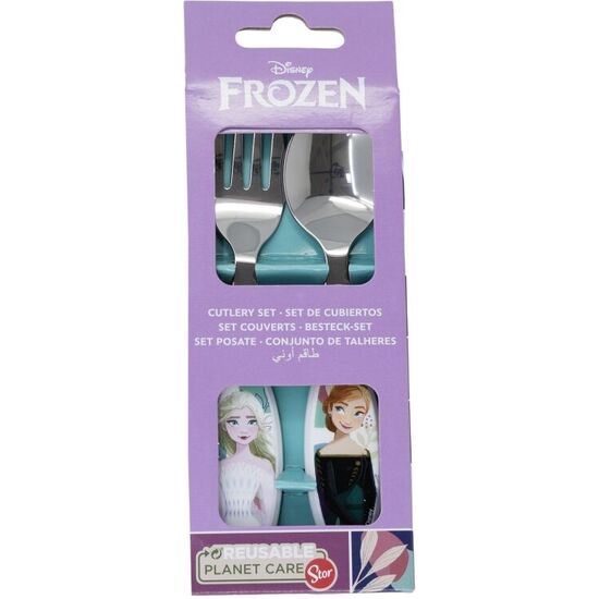 SET 2 CUBIERTOS METALICOS FROZEN DISNEY image 1