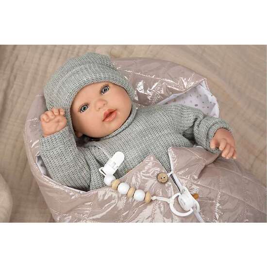 MUÑECA REBORN ARIAS 45 CM OLIVIA C/MANTA image 1