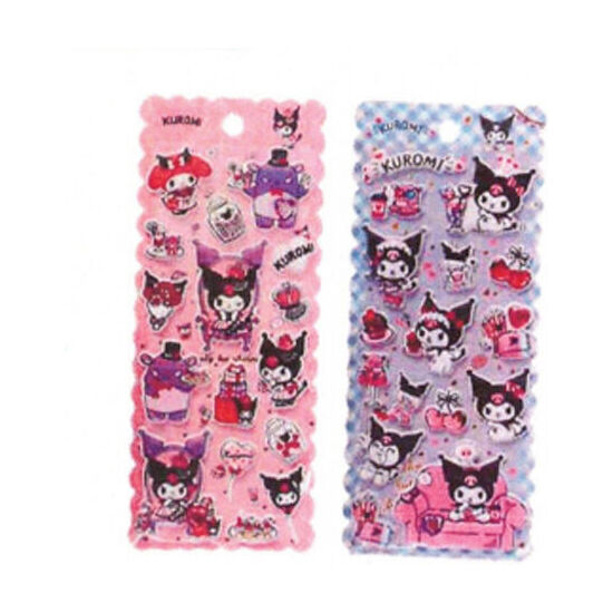 PEGATINAS RELIEVE KUROMI HELLO KITTY SURTIDO image 0