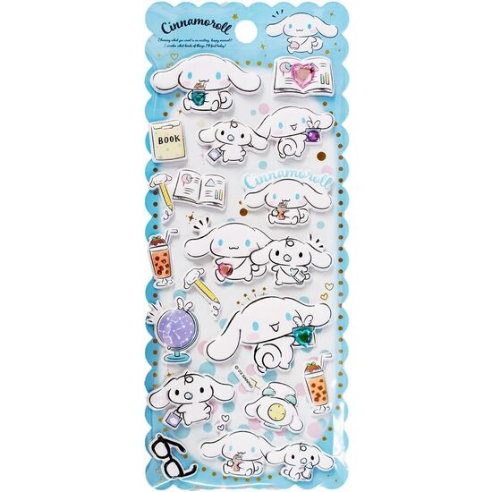 PEGATINAS RELIEVE CINAMOROLL HELLO KITTY SURTIDO image 1