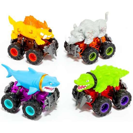 VHEICULOS FRICCION ANIMALE BEAST WHEELS. 15X5 CM - MODELOS SURTIDOS image 0