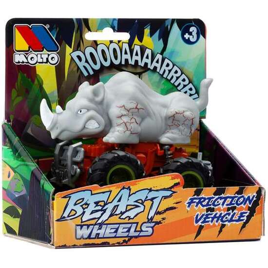 VHEICULOS FRICCION ANIMALE BEAST WHEELS. 15X5 CM - MODELOS SURTIDOS image 5