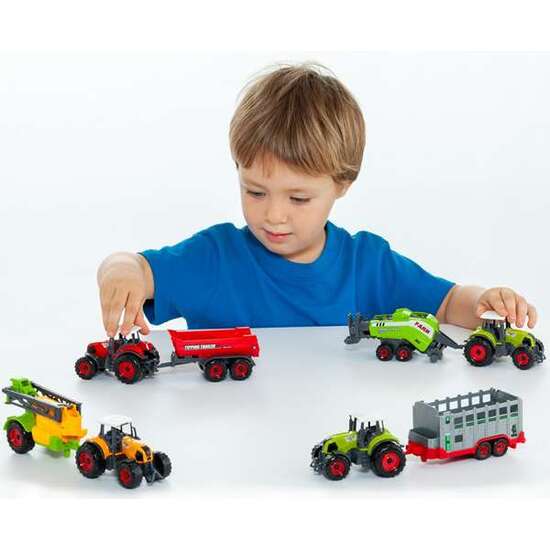 TRACTOR GRANJA CON REMOLQUE. ESCALA 1:50 - MODELOS SURTIDOS image 2