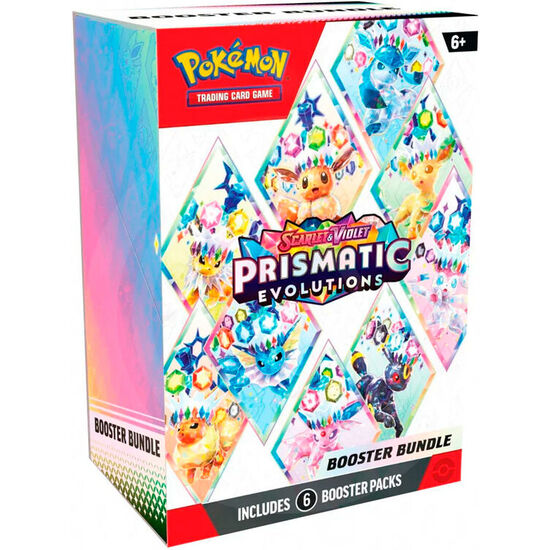 JUEGO CARTAS COLECCIONABLES BOOSTER BUNDLE EVOLUCIONES PRISMATICAS POKEMON ESPAÃ±OL image 0