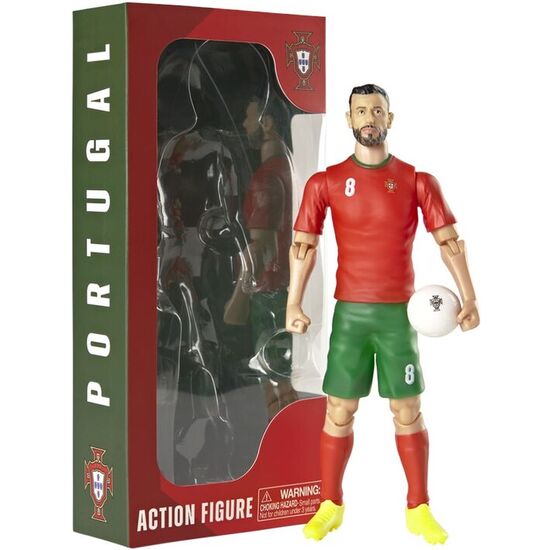 FIGURA ACTION BRUNO FERNANDES PORTUGAL 20CM image 0