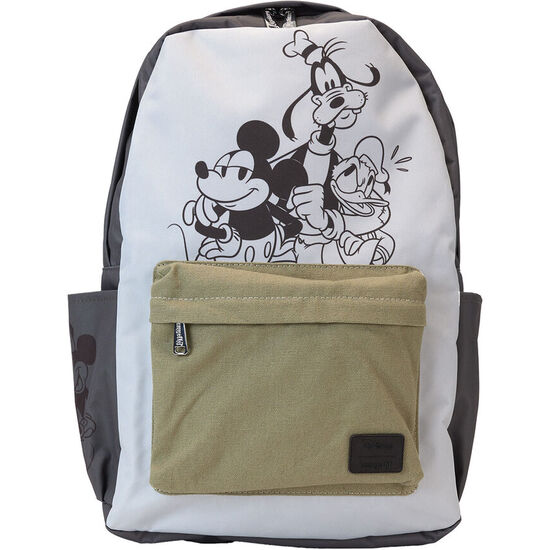 MOCHILA NYLON MICKEY AND FRIENDS DISNEY LOUNGEFLY 44CM image 0