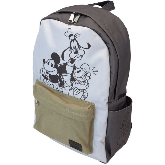 MOCHILA NYLON MICKEY AND FRIENDS DISNEY LOUNGEFLY 44CM image 1