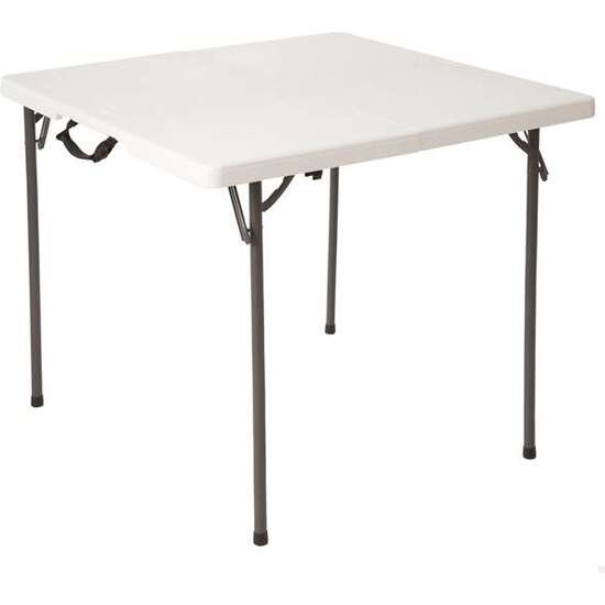 MESA CUADRADA PLEGABLE POR LA MITAD BLANCA LIFETIME80273-LIFETIME MESA CUADRADA PLEG. MITAD BLANCA 86X86X74CM - MODELOS SURTIDOS image 0