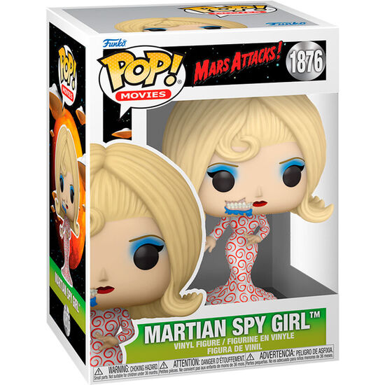 FIGURA POP MARS ATTACKS MARTIAN SPY GIRL image 0