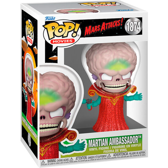 FIGURA POP MARS ATTACKS MARTIAN AMBASSOR image 1