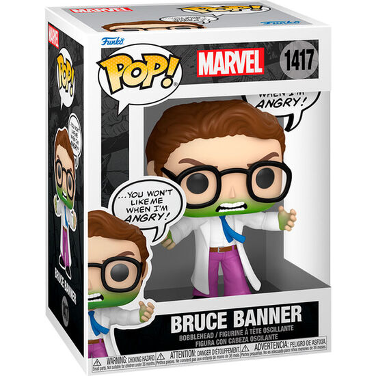 FIGURA POP MARVEL BRUCE BANNER HULK image 0
